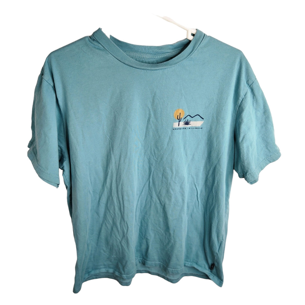 Billabong x Wrangler‎ Solstice Graphic T-shirt Organic Cotton Men's Size XL